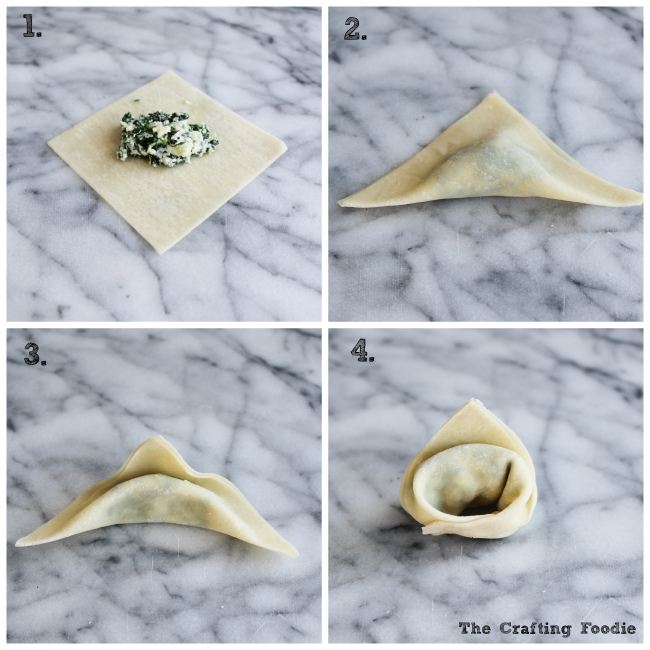 Folding Easy Homemade Tortellini|The Crafting Foodie