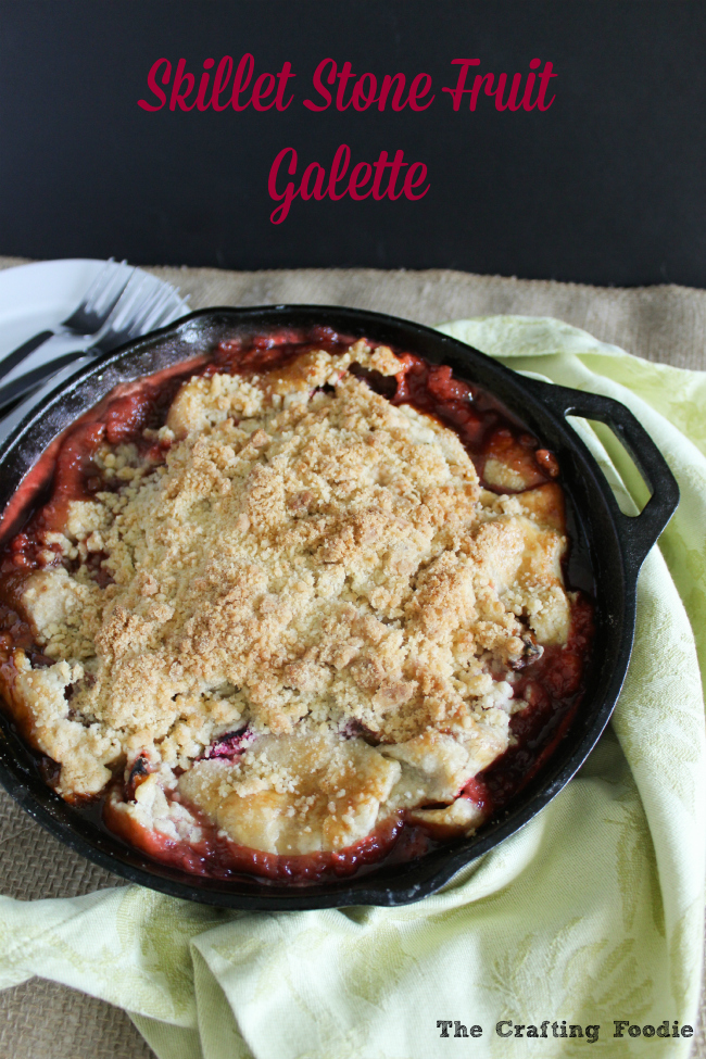Skillet Stone Fruit Galette|The Crafting Foodie