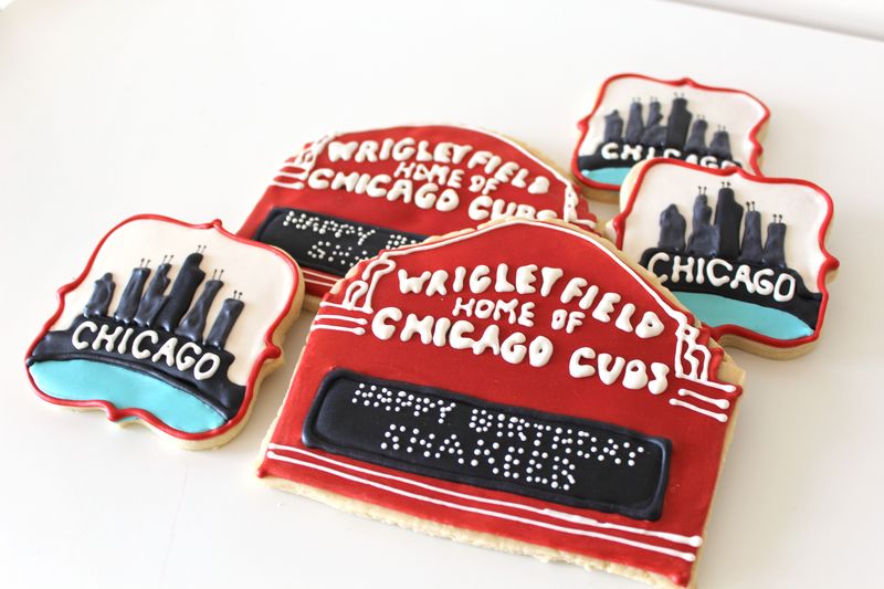 Chicago Theme Sugar Cookies | The Crafting Foodie