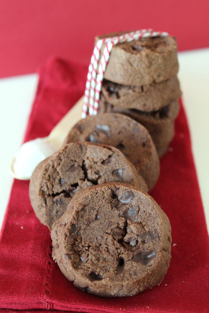 Salted Dark Chocolate Cookies|The Crafting Foodie