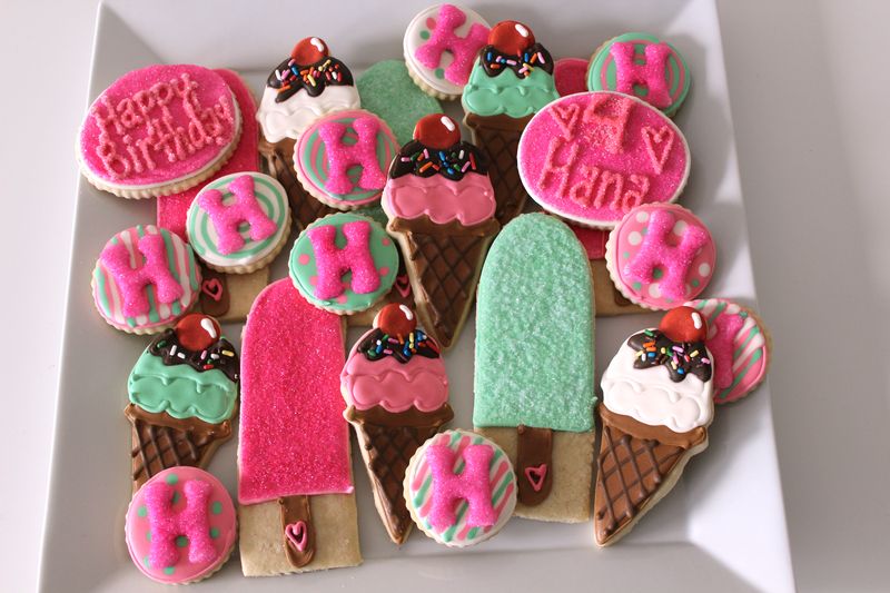 Ice Cream and Popsicle Sugar Cookies | The Crafting Foodie