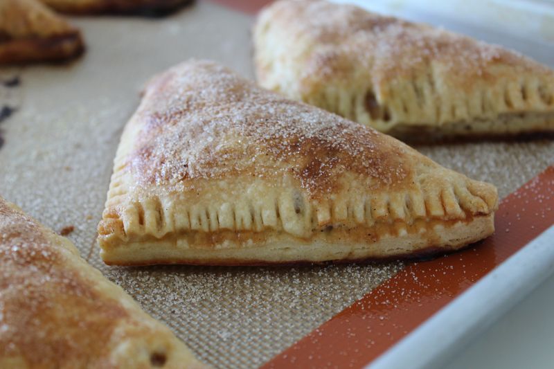 Flaky Apple Turnovers Made with Homemade Puff Pasrty | The Crafting Foodie