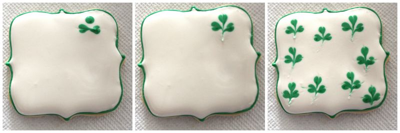 St. Pattys Clover Cookies | The Crafting Foodie