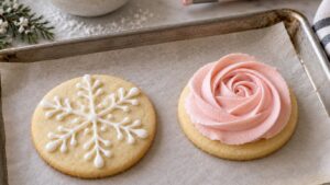 royal icing vs buttercream on cookies