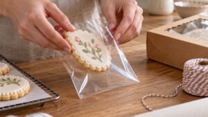 how to package decorated cookies for gifts