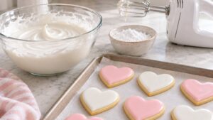 how to flood cookies with royal icing