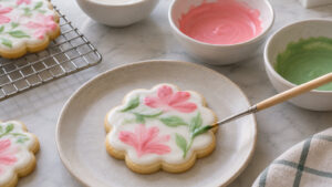 wet on wet royal icing technique