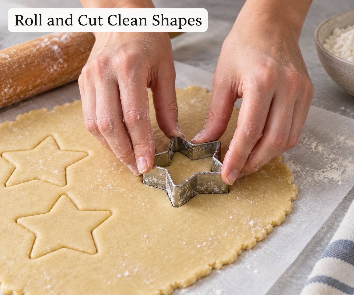 Roll and Cut Clean Shapes