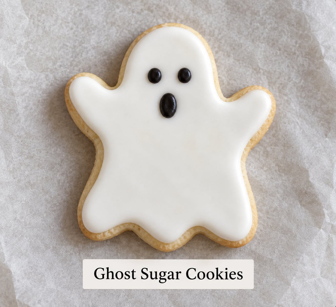 Ghost Sugar Cookies