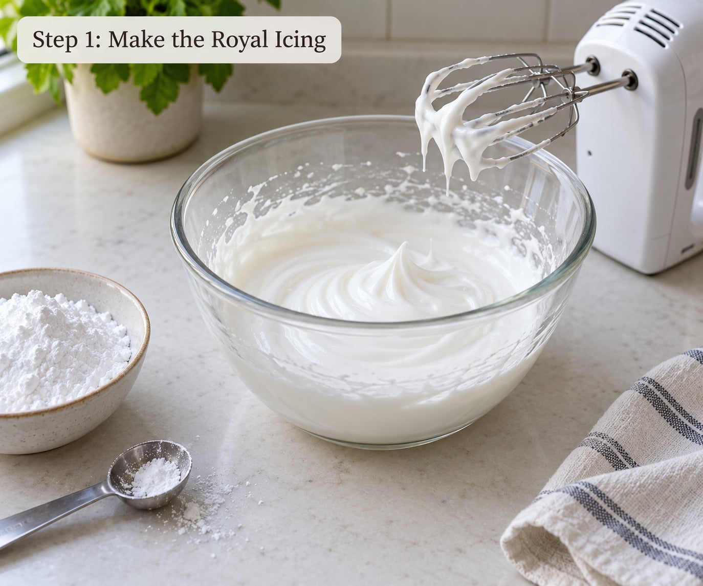 Step 1: Make the Royal Icing