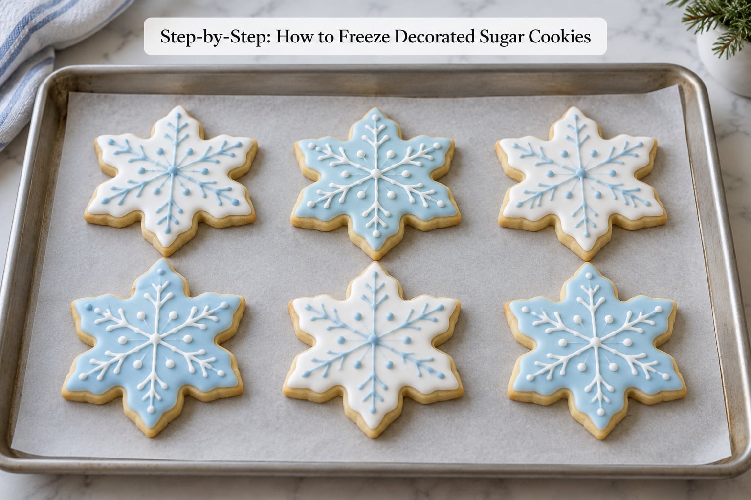 Step-by-Step: How to Freeze Decorated Sugar Cookies