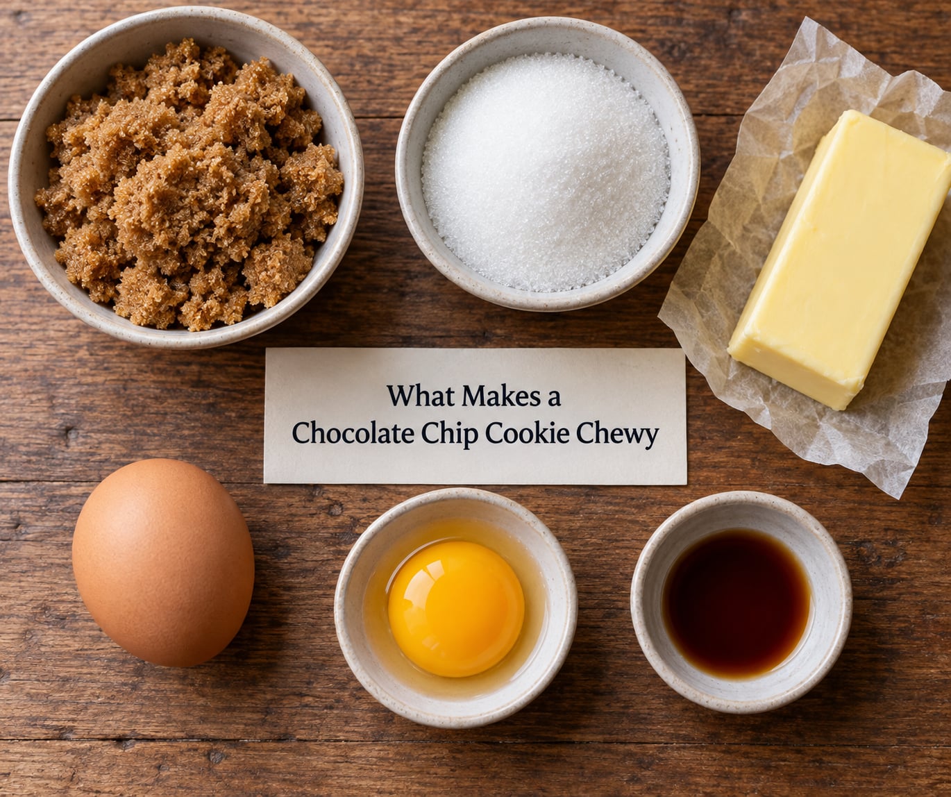 What Makes a Chocolate Chip Cookie Chewy