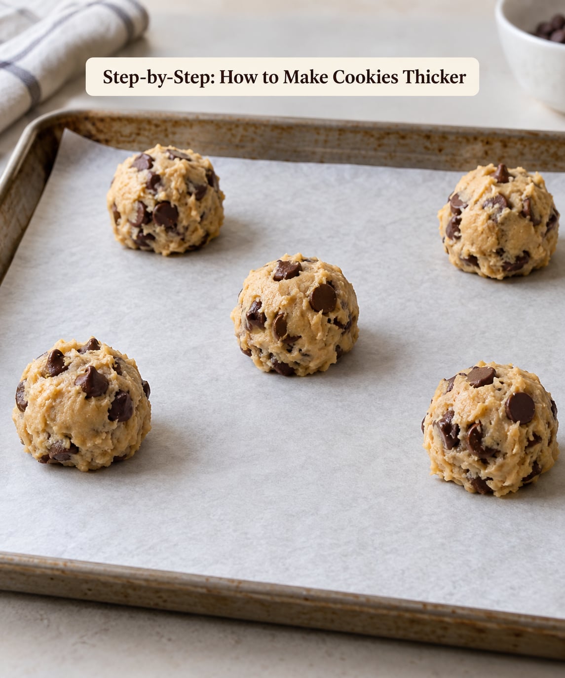 Step-by-Step: How to Make Cookies Thicker