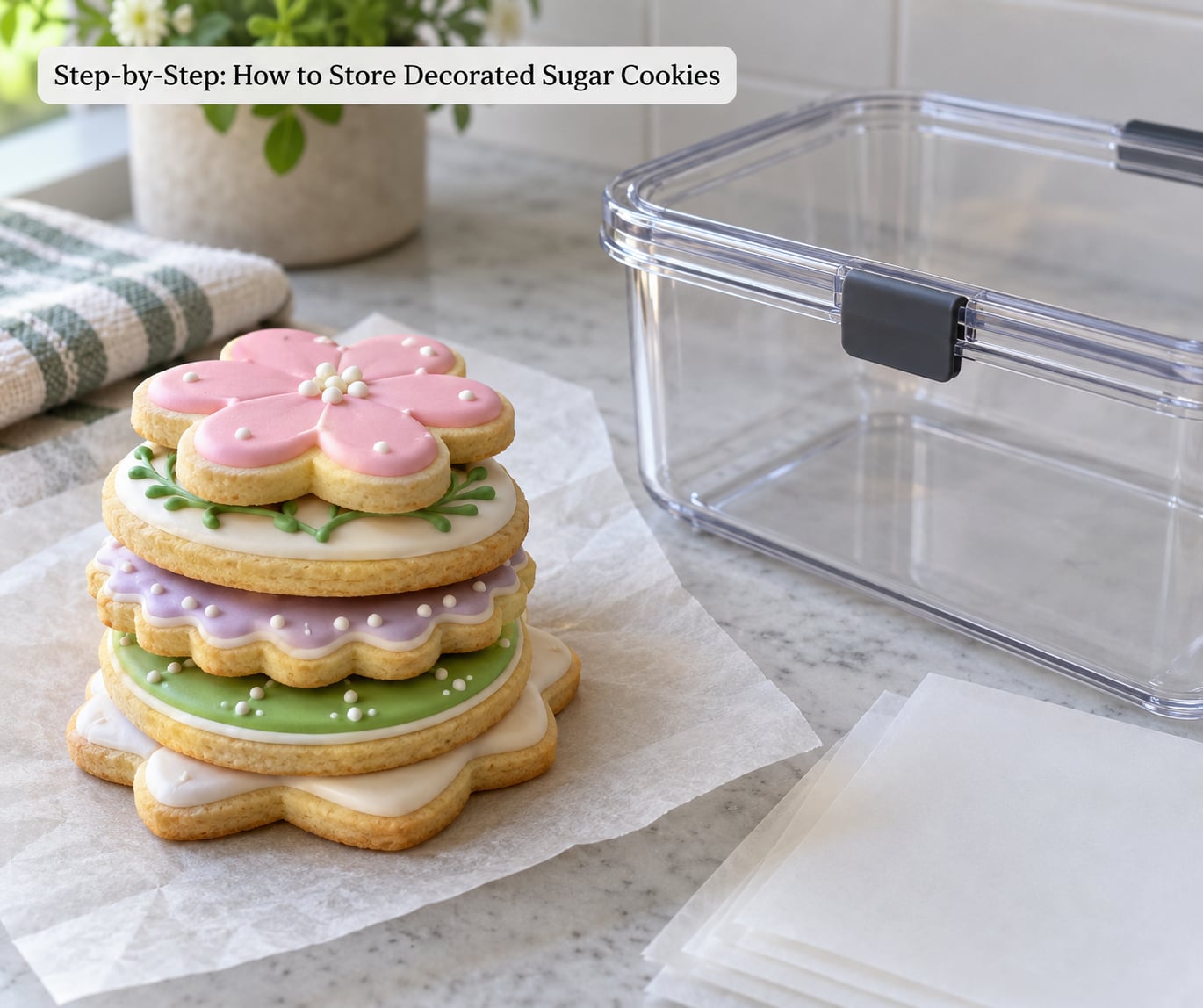 Step-by-Step: How to Store Decorated Sugar Cookies